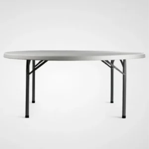mobiliario-contract-mesa redonda 180cm catering blanca
